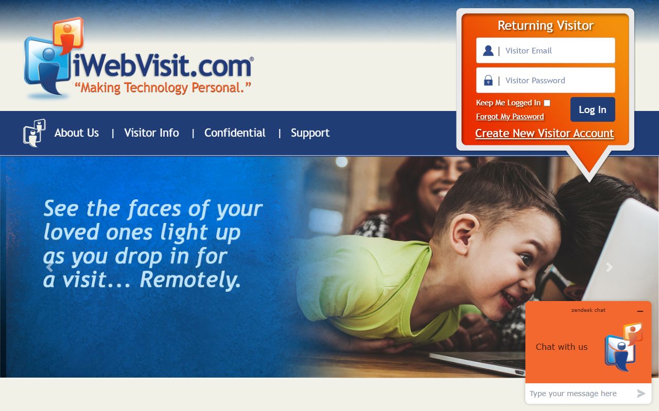 iWebVisit platform for visiting Charles County inmate population